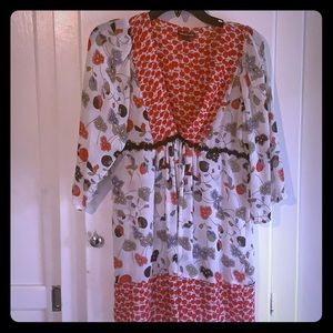 Multi colored tunic